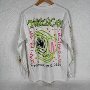 Twitch Long Sleeve Shirt Mens Large White TwitchCon 2024 San Diego Graphic Tee